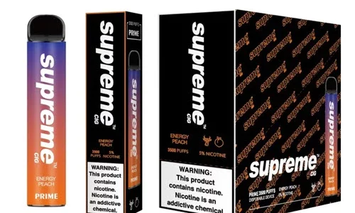 Supreme Prime Energy Peach: Elevate Your Vaping Experience with Luscious Peach Flavor